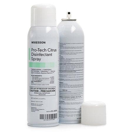 McKesson Pro-Tech Citrus Hospital Grade Disinfectant Spray - 16 oz - Senior.com Disinfectants