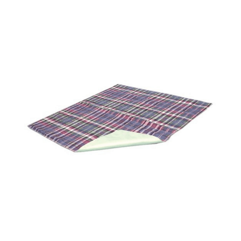 Essential Medical Supply Quik-Sorb Plaid Quilted Reusable Underpads - Senior.com Underpads