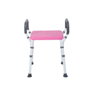 Lifestyle Mobility Aids Premoum Bathroom Shower Bench with Padded Arms - 4 Color Options - Senior.com Bath Benches & Seats