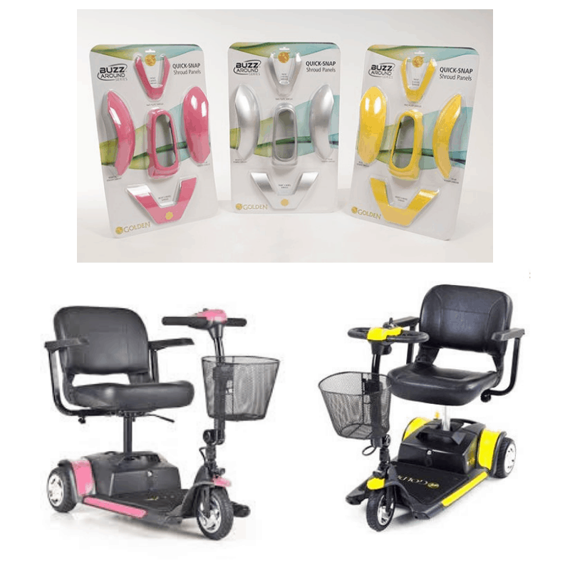 Golden Technologies Buzzaround Shroud Kit Colors - Senior.com scooter Parts & Accessories