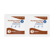 Dynarex Povidone Iodine Antiseptic Prep Pads - Medium - Senior.com Prep Pads