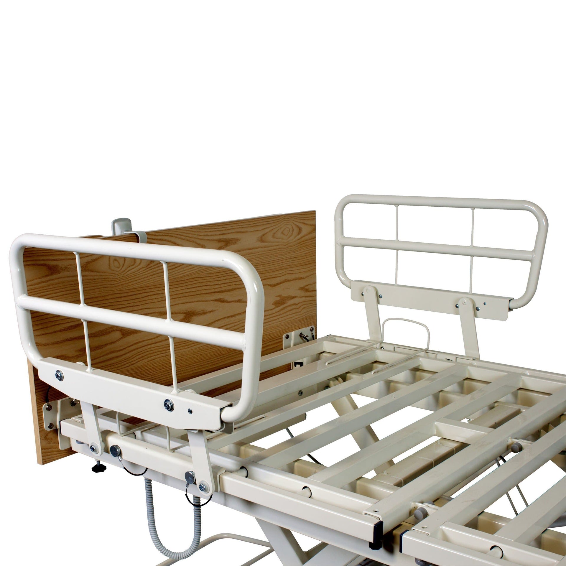 Dynarex LTC Metal Swing Bed Safety Half Rails - Pair - Senior.com Bed Rails