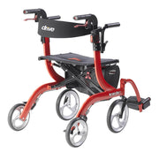 Drive Medical Nitro Duet Rollator and Transport Chair Hybrid - Senior.com Hybrid Transport Chair/Rollators