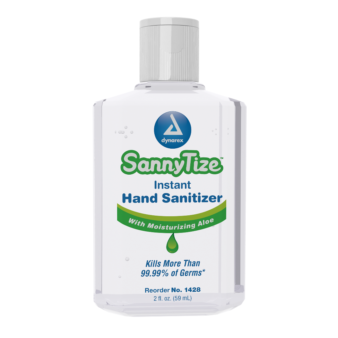Dynarex Sannytize Instant Hand Sanitizer with Aloe - Senior.com Hand Sanitizers