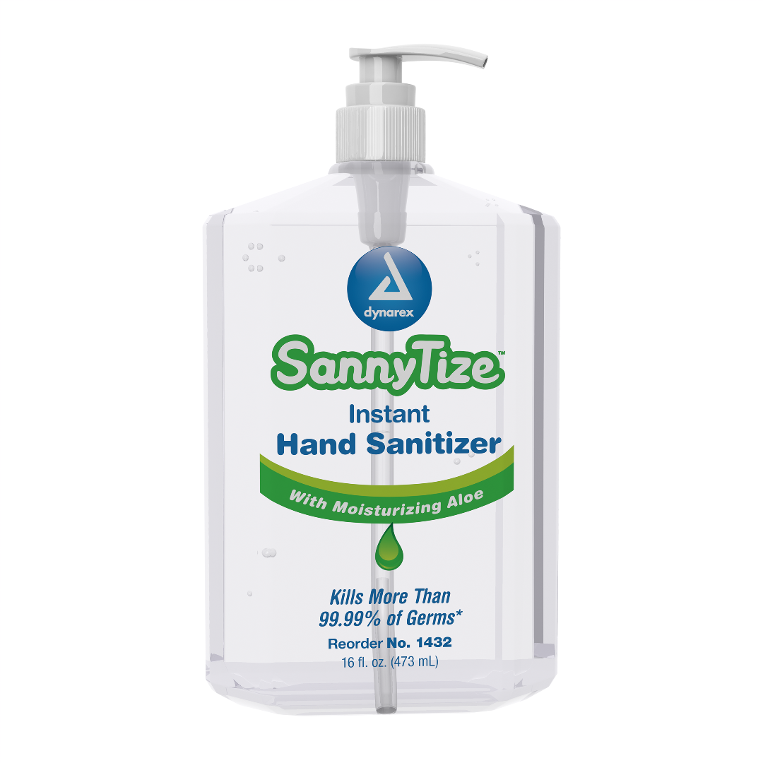 Dynarex Sannytize Instant Hand Sanitizer with Aloe - Senior.com Hand Sanitizers