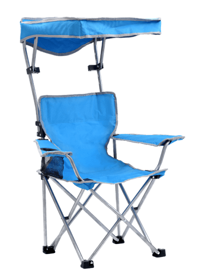Quick Shade Kids Shade Folding Chair with Shade Cover & Cup Holder - Senior.com Portable Chairs