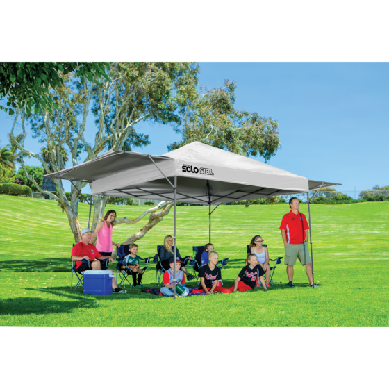 Quik Shade Solo Steel Straight Leg Pop-Up Canopy - 10 ft. x 17 ft - Senior.com Canopies
