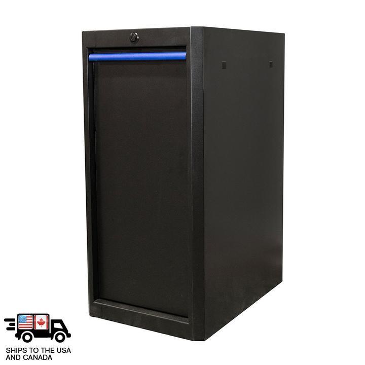Montezuma 16 x 24 in. 1-Drawer Side Cabinet with Power and USB - Senior.com Garage Cabinets