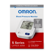 Omron 5 Series® Upper Arm Blood Pressure Monitor - Senior.com Blood Pressure Monitors