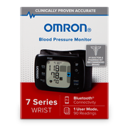 Omron 7 Series Wireless Wrist Blood Pressure Monitor w/ UltraSilent Inflation - Senior.com Blood Pressure Monitors