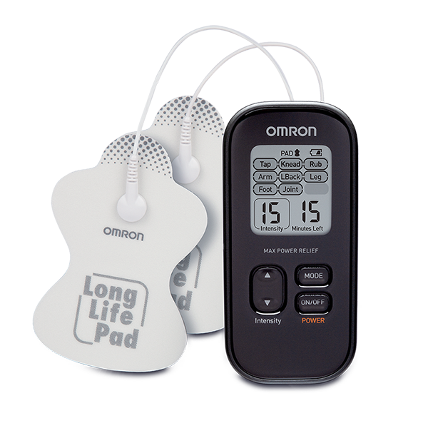 Omron Max Power Relief TENS Unit with Long Life Pads - Senior.com TENS Units