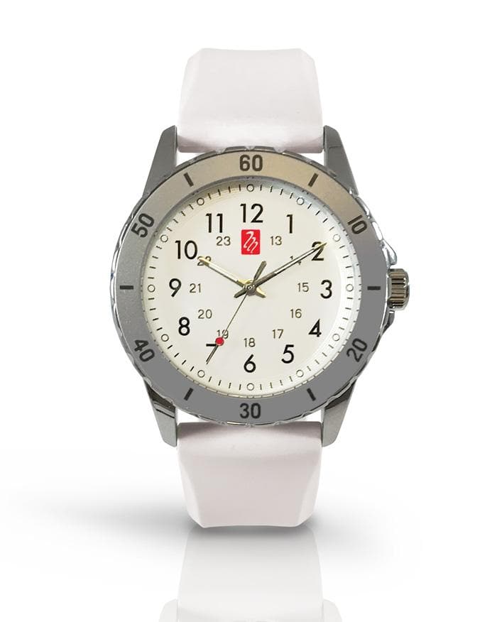 Prestige Medical Beverly Ladies White Nurse Premium Watch - Senior.com Watches
