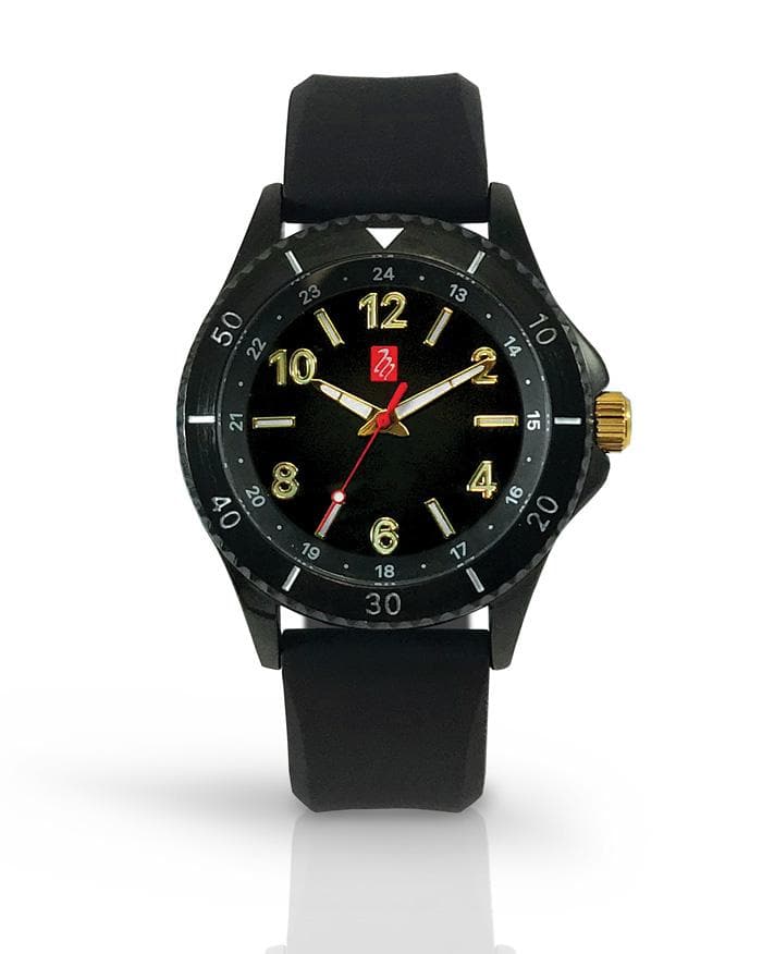 Prestige Medical Unisex Nurse Wilshire Black Premium Watch - Senior.com Watches