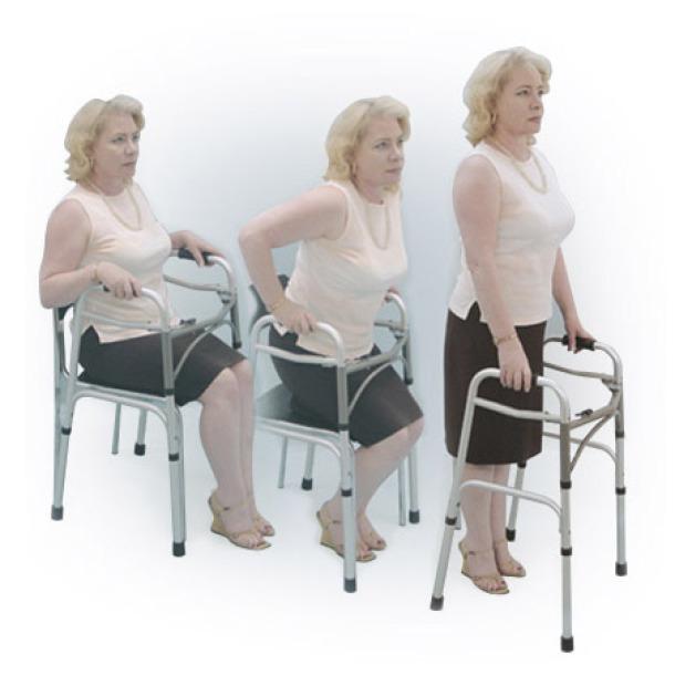 Drive Medical Deluxe Two Button Folding Walkers - Junior Size - Senior.com walkers