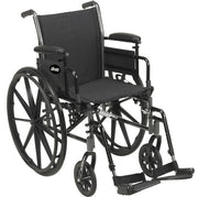 Drive Medical Lightweight Cruiser III Wheelchair - Seat Depth Adjustable - Senior.com K3 Wheelchairs