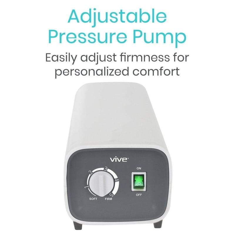 Vive Health Alternating Pressure Pad System with Pump & 130 Air Cells - Senior.com Alternating Pressure Pads