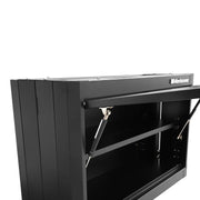 Montezuma 1 Door Wall Cabinet - Black Texture - 30.5" x 12" - Senior.com Wall Cabinets