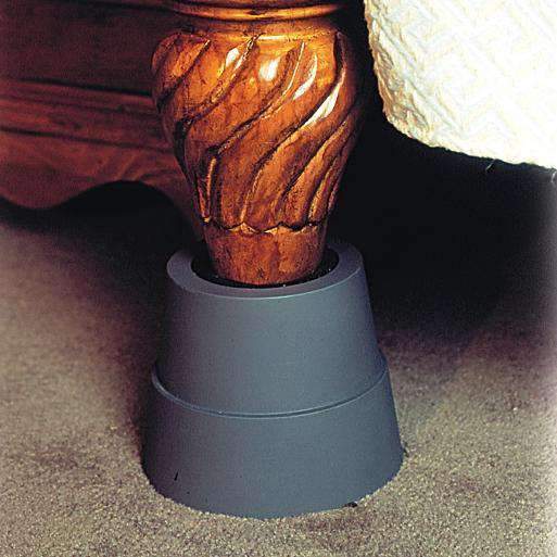 Stander Furniture Risers - Heavy Duty Plastic Lift for Tables Beds and Furniture - Set of 8 - Senior.com Furniture Risers
