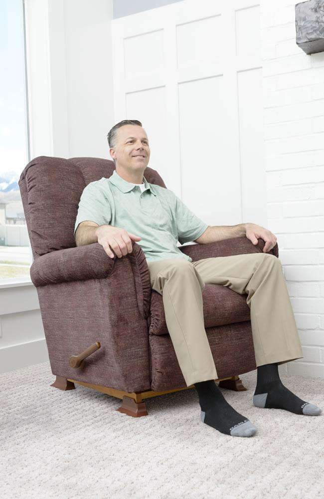 Stander Recliner Risers, Non-Slip Chair Lifters for Adults, Seniors, and  Elderly, Low Profile Seat Raiser for Sitting and Standing Assistance