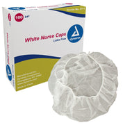 Dynarex Nurse and Surgeon Caps - Soft Elastic Headband - 100 Per Box - Senior.com Surgeon Caps