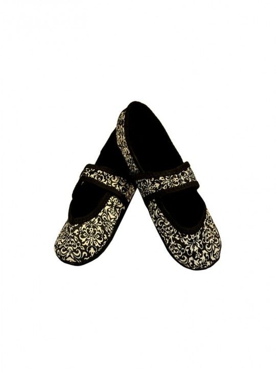Nufoot Mary Janes - Women's Midnight Betsy Lou Slippers - Senior.com Womans Slippers
