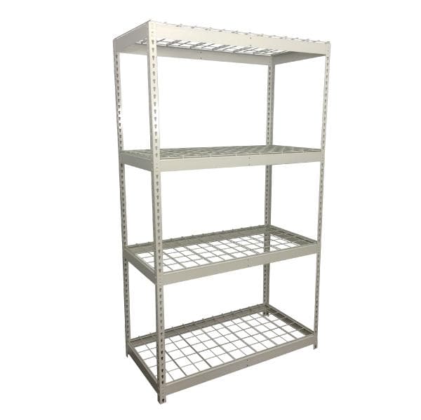 SafeRacks Garage Shelving Standing Storage Racks - 4 Shelves - 3 Sizes ...