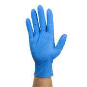 Dynarex Safe-Touch Blue Nitrile Exam Gloves - Powder-Free - Senior.com Nitrile Gloves