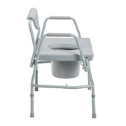 Drive Medical heavy Duty Bariatric Drop Arm Bedside Commode Chair - - 1,000 lb Cap - Senior.com Commodes