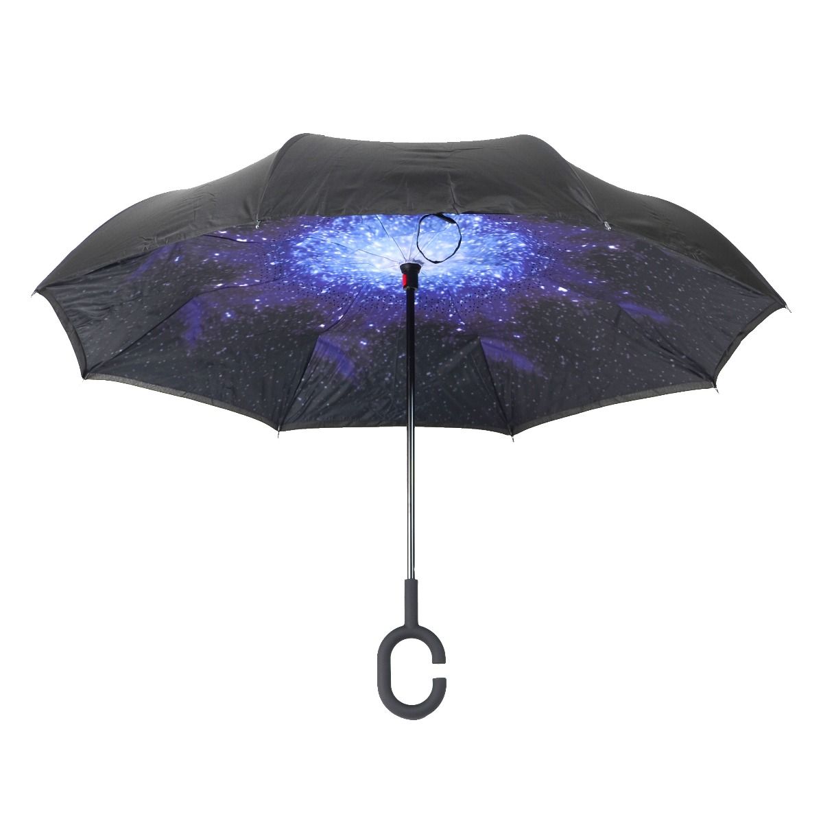 Topsy Turvy Designer Umbrellas - Drip Free Windproof - Galaxy - Senior.com Umbrellas