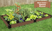 Frame It All Uptown Brown Raised Garden Bed – 1” Profile - Senior.com Raised Gardens