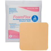 Dynarex FoamFlex Non-Adhesive Waterproof Foam Dressings - Senior.com Foam Dressings