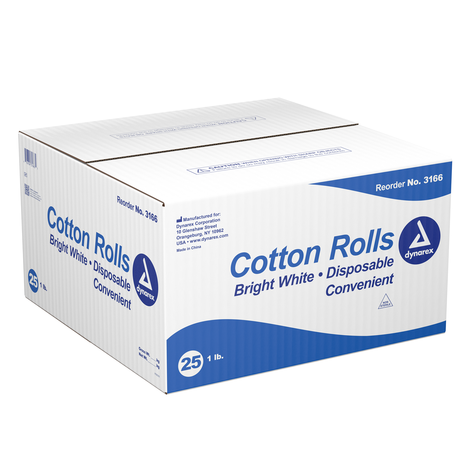 Medline Sterile Cotton Balls, Large, Pack Of 5, Case Of 25 Packs