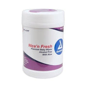 Dynarex Nice'n Fresh Baby Wipes Canister - Alcohol Free with Aloe - Senior.com Baby Wipes