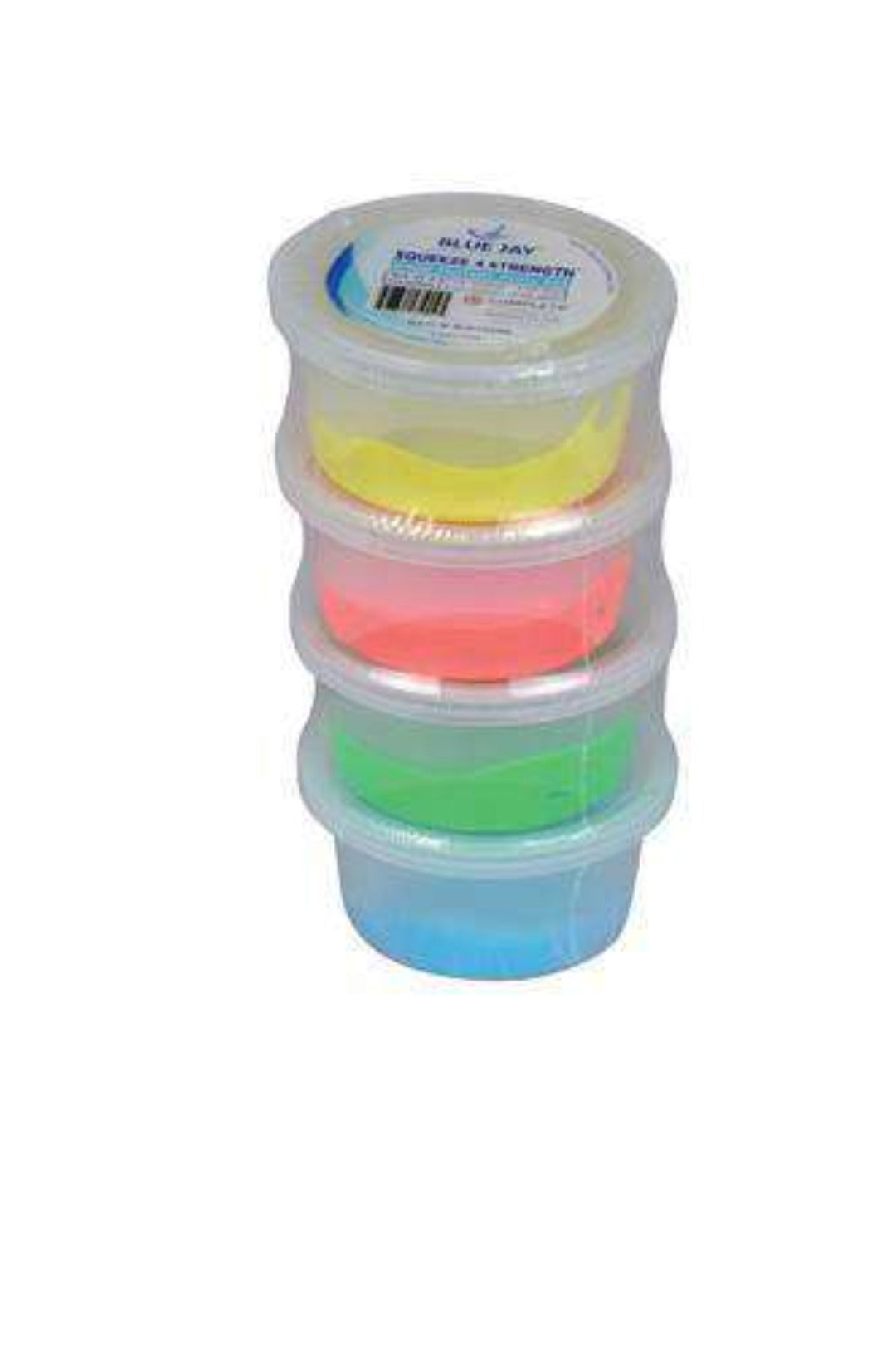 Blue Jay Squeeze 4 Strength Hand Therapy Putty - 4 Pack - Senior.com Hand Exercisers