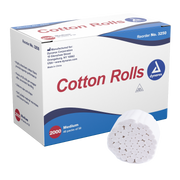 Dynarex Dental Cotton Rolls #2 Med - Box of 2000 - Senior.com Cotton Rolls