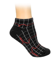 Prestige Medical Nurse and Caregiver Fashion EKG Ankle Socks - Senior.com Socks