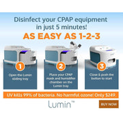3B Lumin CPAP Cleaner - UV CPAP & N95 Mask Sanitizer and Disinfectant - Senior.com CPAP Cleaners