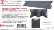 Zopec PHOTONS 200Pro Portable SMART Solar Charger with Stand - Senior.com Portable Solar Chargers