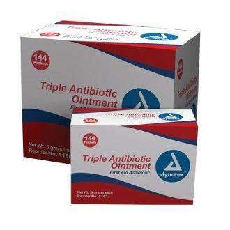 Dynarex Triple Antibiotic Ointment - 0.5 Gram Packets - Senior.com Skin Protection