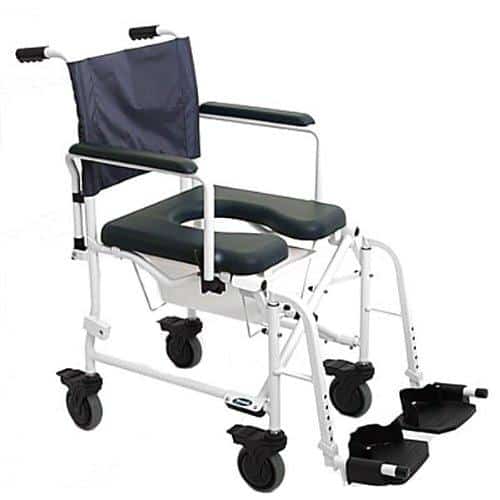 Invacare Mariner Rehab Shower Transport Chairs with Commode Opening - Senior.com Transport Chairs
