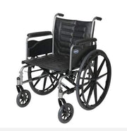Invacare Tracer IV Wheelchair ith Full-Length Arms - 24" Seat - Senior.com Wheelchairs
