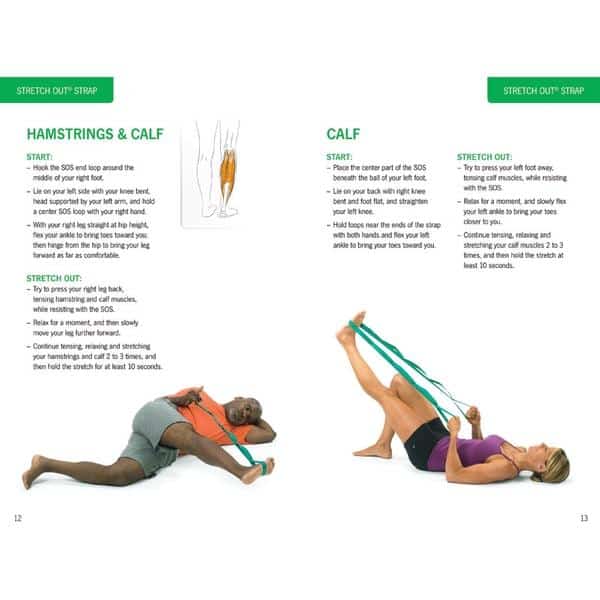 Stretch Out Strap With Stretching Exercise