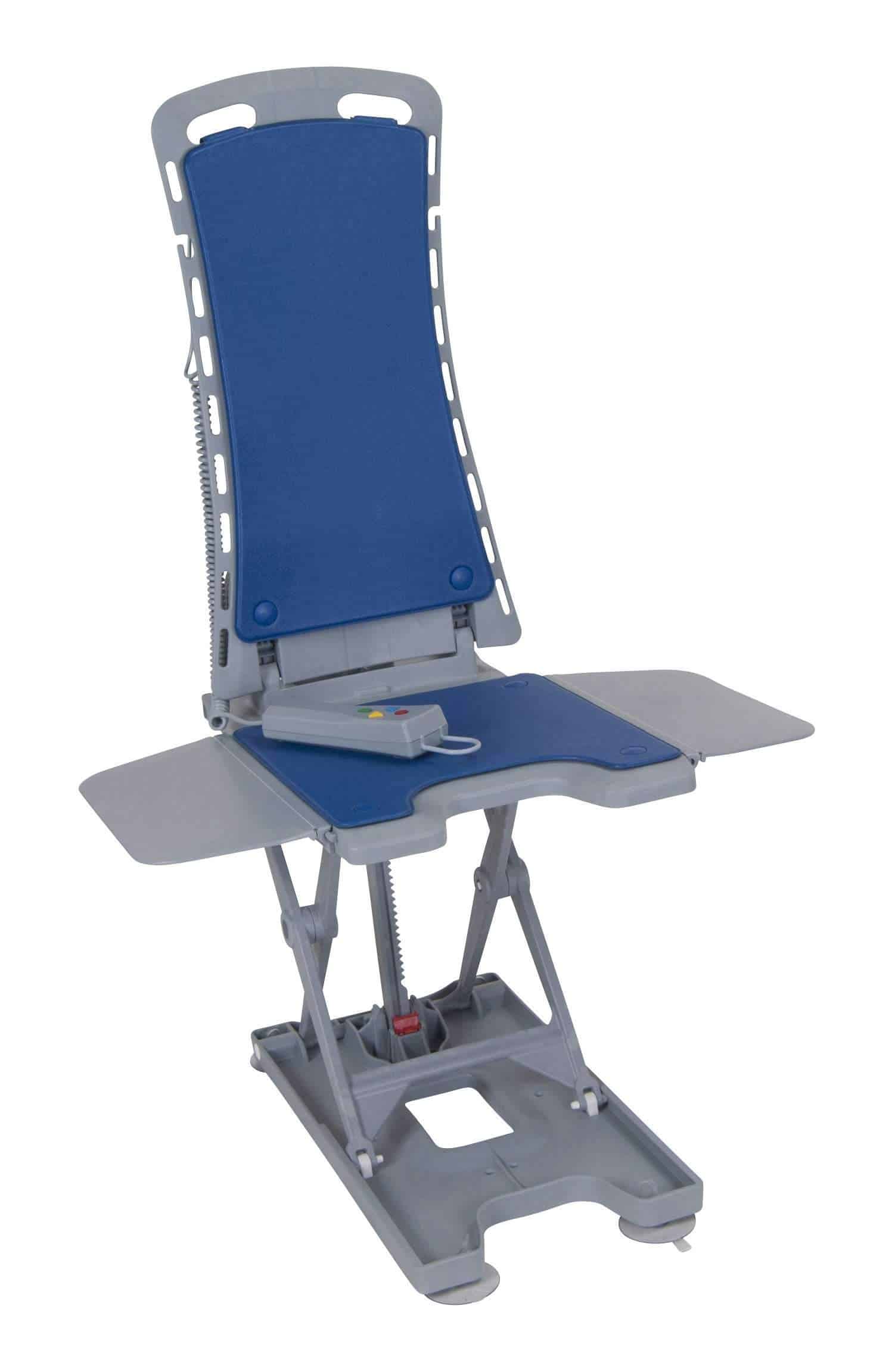Drive Medical Whisper Ultra Quiet Bath Lift Blue - Senior.com 