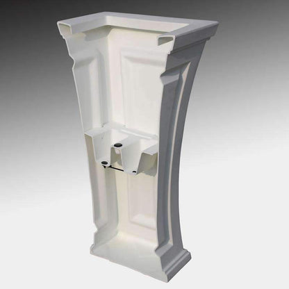 Mayne Modern Cambridge Tall Planters - 16" x 28" - Heavy Duty Construction - Open Box - Senior.com Planters