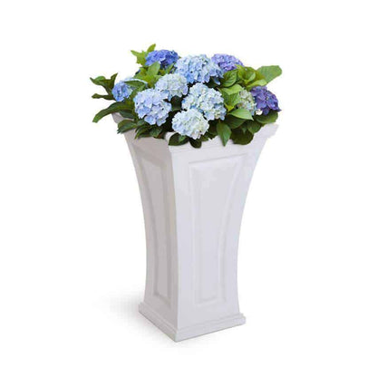Mayne Modern Cambridge Tall Planters - 16" x 28" - Heavy Duty Construction - Open Box - Senior.com Planters