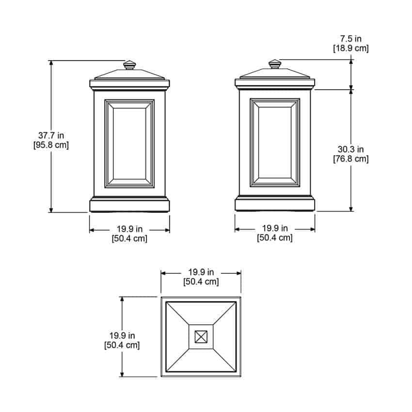 Mayne Berkshire Storage Bin Free Shipping Weather Proof Material