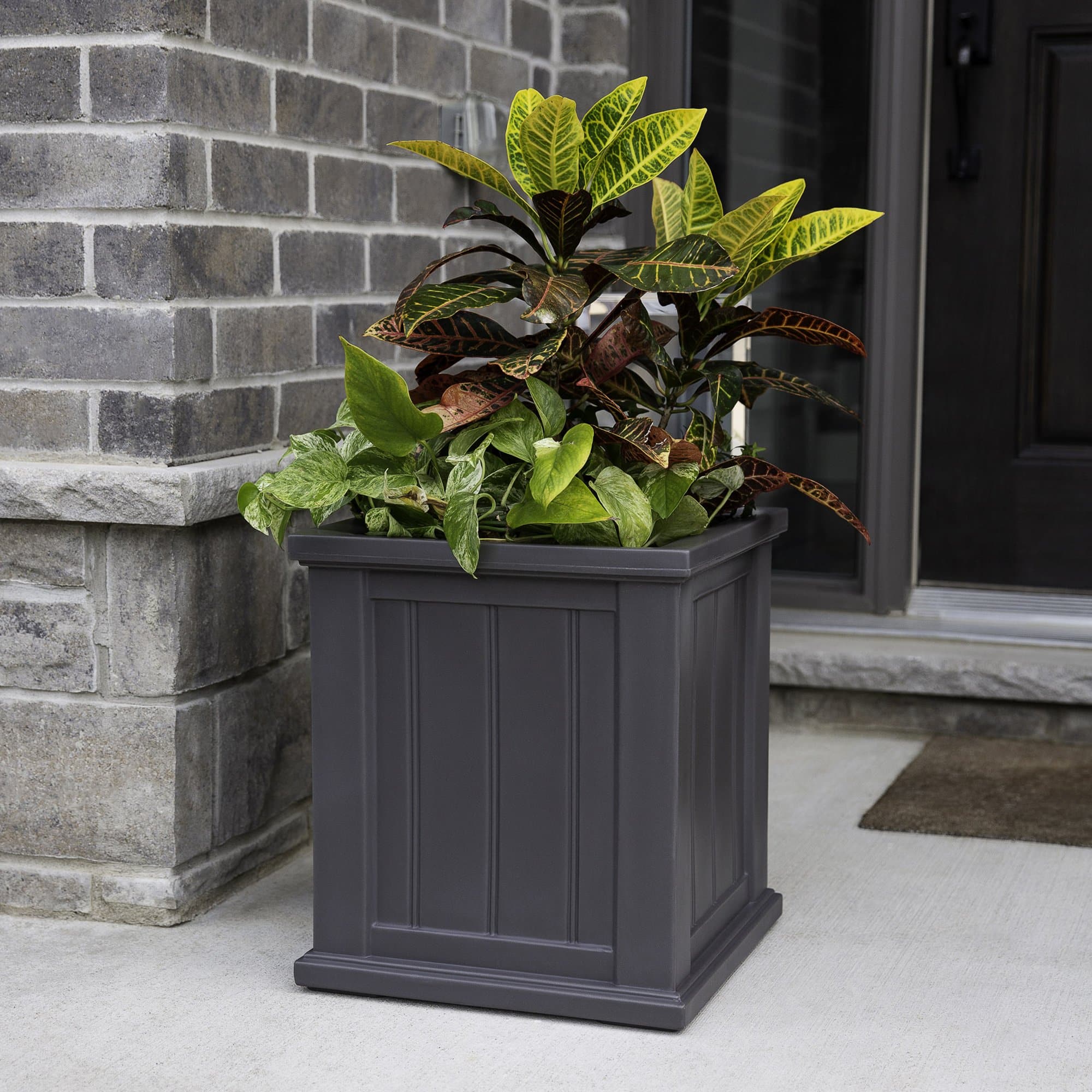 Mayne Outdoor Products Cape Cod Square Patio Planters - 16" X 16"