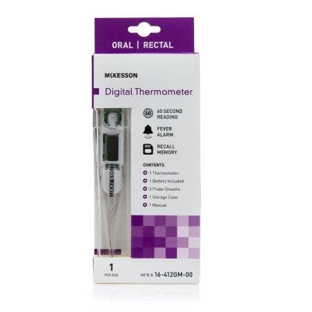 Mckesson Digital Probe Thermometer with Fever Alarm - Senior.com Digital Thermometers