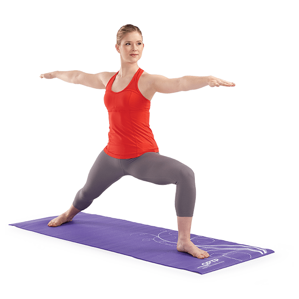 OPTP Tavel Yoga Mat with Non-Slip Surface - 72" L x 24" W x 1/4" thick - Senior.com Exercise Mats