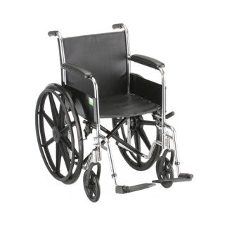Nova Medical Steel Standard Wheelchairs - Fixed Arms & Swing Away Legrests - Senior.com Wheelchairs